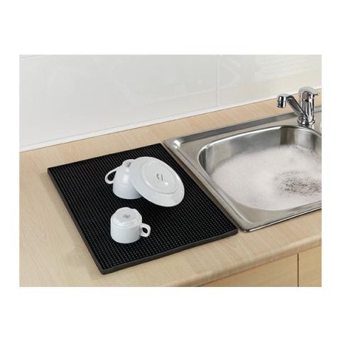 Tapis égouttoir silicone noir 40 cm Wenko by Maximex Tapis égouttoir silicone noir 40 cm Wenko by Maximex