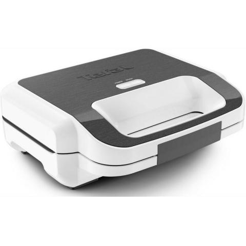 Tefal - Appareil à croque et gaufres 850w sw701110 - blanc