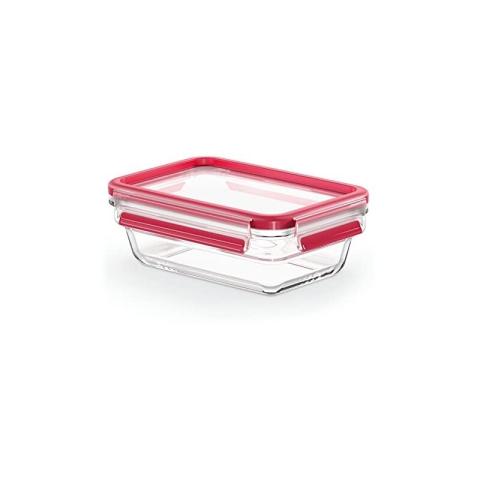 Tefal - masterseal fresh verre, boîte alimentaire rectangulaire 0,7 l , conservation des aliments, empilable, compatible four et c Tefal - masterseal fresh verre, boîte alimentaire rectangulaire 0,7 l , conservation des aliments, empilable, compatible four et c