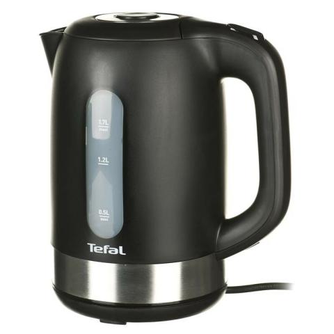 Tefal - Snow KO3308 - 1,7 l - 2400 w - Noir - Indicateur de niveau d'eau - Sans fil - Filtrage (KO330)