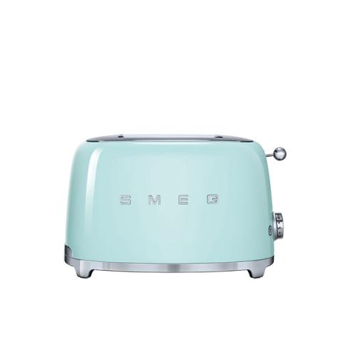 Toaster 2 tranches vert d'eau 950 W TSF01PGEU Smeg