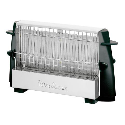 Toaster inox noir Moulinex