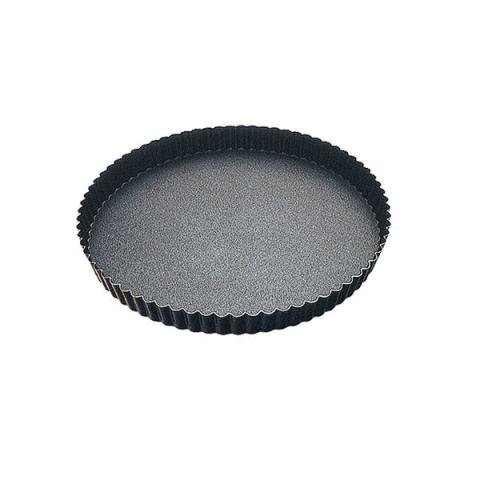 Tourtière ronde bords cannelés avec revêtement antiadhésif 28 cm Gobel Tourtière ronde bords cannelés avec revêtement antiadhésif 28 cm Gobel