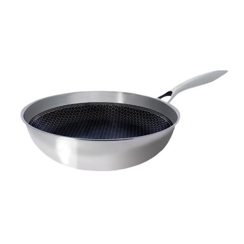 Wok Black cube acier revêtu 28 cm Ogo