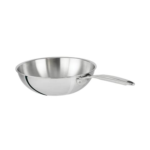 Wok tout inox Castel'Pro 28 cm Cristel Wok tout inox Castel'Pro 28 cm Cristel